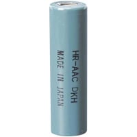 Dantona Industries, Inc. Battery, Rechargeable, AA, Nickel-Metal Hydride, 1.2VDC, 1.1Ah, FDK TwicellHR-AAUT