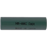 Dantona Industries, Inc. Battery, Rechargeable, AA, Nickel-Metal Hydride, 1.2VDC, 1.1Ah, SANYO Twicell Series