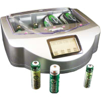 Dantona Industries, Inc. Battery Charger; NiCAD; 4 Position; 1200mAh; 1.2 V; ULTRALAST Green