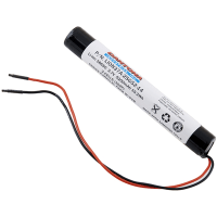 Dantona Industries, Inc. Battery, Lithium Ion, 3.7VDC, 5200mAh, 2 Cell, Lead Wires