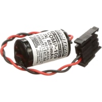 Dantona Industries, Inc. PLC Battery w/ Connector 3 Volt 850 mAh Lithium Manganese Dioxide (CR)