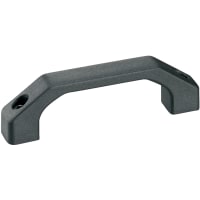 Davies Molding Two Point Pull Handle, Black, 7.64" (194mm) Length, Stylized, No Hardware, RG Series