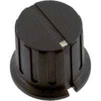 Davies Molding Knob, Phenolic, Brass (Bushing), 51/64 in., 1/4 in., 25/32 in., 8-32