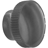 Davies Molding Clamping Knob, Brass, 8-32 Thread, 0.75" (19mm) Diameter, 0.5" (12.7mm) Height