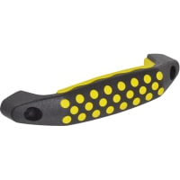 Davies Molding Handle, soft touch, blk/yellow