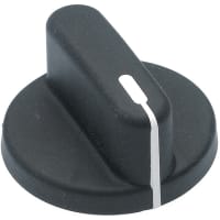 Davies Molding Knob, Soft-Touch and Transilluminated, 1/4 Inch Flatted to 0.218 Inch Spring