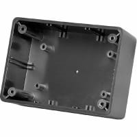 Davies Molding Enclosure, Box/Lid, Desktop, ABS, Black, 4x2.875x1.563 In, Buy Lid Seperately