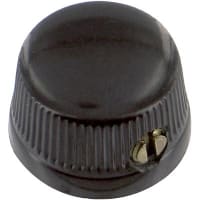 Davies Molding Knob, Phenolic, 1/4 in. (Shaft), 11/32 in., 8-32