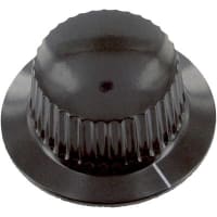 Davies Molding Knob, Phenolic, 1 in., 1/4 in., 11/16 in., 8-32