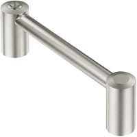 Davies Molding Functional Handle - Straight handle ledge, stainless steel push button, 2 shank