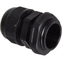 Davies Molding Long Cable Gland, M25x1.5, Clamping 10-14 mm, Nylon, NBR Seal, GCL1000 Series