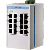 Advantech Unmanaged Ethernet Switch, 16-port GbE Full Gigabit, -40~75C, 12-48V, EKI Series