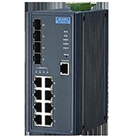 Advantech 8-port GbE + 4 GbE SFP Full L2 Managed Ethernet Switch, -40~75C