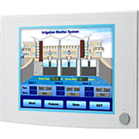 Advantech Ind Monitor, 15", Resistive Touchscreen, Direct-VGA, DVI Ports, 10-30V