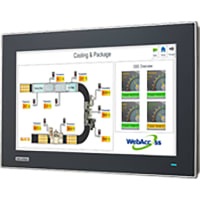 Advantech Industrial Monitor, Projected Capacitive Touch, 15.6 in, VGA, DVI Ports, advim