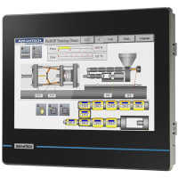 Advantech HMI Display, 10.1 in LCD, 3 x Serial, Ethernet, 2 x USB, 64 MB, WOP-200K Series