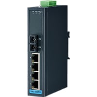 Advantech Ethernet Switch, 5 Port, Unmanaged, Single Mode, EKI Series