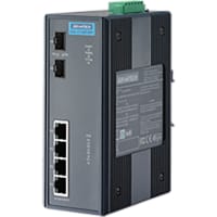 Advantech Ethernet Switch, 4 Port, Unmanaged, 24 VDC, Wide Temp, EKI Series