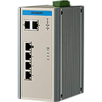 Advantech 4-port 10/100Mbps with PoE+ and 2GE Industry Ethernet Proview PoE Switch, 12Vdc