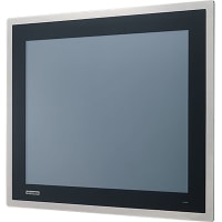 Advantech 15" Stainless Steel Ind. Monitor; VGA/DP, Wide Temp