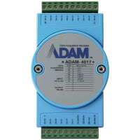 Advantech Remote Io Module, 8 Ch Analog In, Modbus, 3000 VDC Iso, adrxo, ADAM-4000 Series