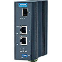 Advantech Gigabit Media Converter SFP with 2x PoE