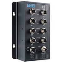 Advantech EN50155 M12 8GE PoE Managed Sw, 24~48VDC