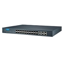 Advantech 6GE+20G SFP Port Managed Switch , AC/DC