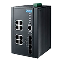 Advantech ETHERNET SWITCHES, 8G+4SFP with Mega PoE Wide Temp