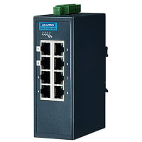 Advantech 8GE Ind Switch with Modbus TCP/IP, W/T