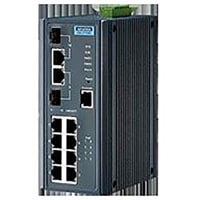 Advantech 8G + 2G Combo Managed POE+ switch w/Wide