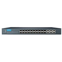 Advantech 6GE+20G SFP Port Managed Switch , 48VDC