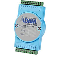 Advantech Remote I/O, 16 Ch Digital, ASCII Protocol, 10-30 VDC, RS-485, ADAM-4000 Series