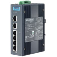 Advantech Unmanaged 6-port Industrial PoE Switch with Wide Temperature, EKI Series