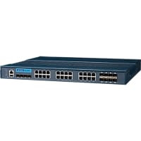 Advantech Ethernet Switch, Managed, 20 Port, 16xGbE+4xGbE SFP Full L2, AC/DC, EKI Series