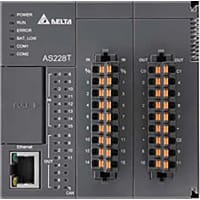 Delta Electronics CPU, NPN out put, 1xEthernet, 2xRS-485 ports, 1xUSB port, 1xMicro SD interface, CAN