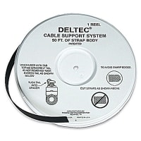 Deltec by ABB Deltec Cable Tie, Black Acetal, UV Resistant, 50' Reel, Tensile Strength 250lbs