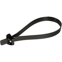 Deltec by ABB Deltec Cable Tie, Double-Locking Head, Black, UV Resistant, 27"L