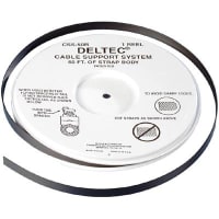 Deltec by ABB Deltec Cable Tie, UV Resistant, 50' Reel, 250lb Tensile Strength, Red Dot Series