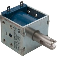 Deltrol Controls Solenoid;D2 Series;120VAC;Pull;Continuous Duty;13VA;.187 QC