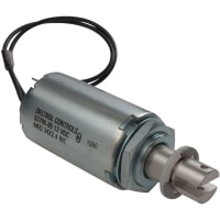 Deltrol Controls Solenoid, Tubular, MED24X2.4, 24VDC, Pull, Intermittent Duty, 40W, Wire leads