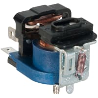 Deltrol Controls Relay;Power Heavy Duty;177;SPST-NO-DM;30A;24VAC;.250 QC Terminals;Open Cover