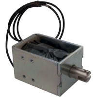 Deltrol Controls Solenoid;D-70 Series;12VDC;Pull;Continuous Duty;13 Watts;Wire Leads