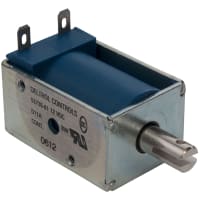 Deltrol Controls Solenoid;D11 Series;120VAC;Pull;Continuous Duty;12.5VA;.187 QC