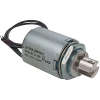 Deltrol Controls Solenoid;Tubular;MED24X1.7;24VDC;Pull;Continuous Duty;12W;Wire leads