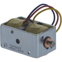 Deltrol Controls Solenoid;D11-ML Series;12VDC;Mag-Latching;Intermittent Duty;15Watts;Wire Leads