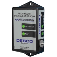 Desco Multi-Mount Monitor, Wave Distortion Technology, 100-240VAC, 3.9x2x0.8"(98x53x23mm)