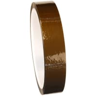 Desco Tape, ESD High Temp Polymide, Plastic core, 0.75 in., 0.254 mm., 3 in., 36 Yds.