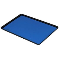 Desco Tray Liner, Trustat B80, Vinyl, 0.080 In., 16 in., 24 In., Blue