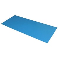 Desco DUAL LAYER RUBBER MAT, LIGHT BLUE 0.060''x24''x36'', W/GRND